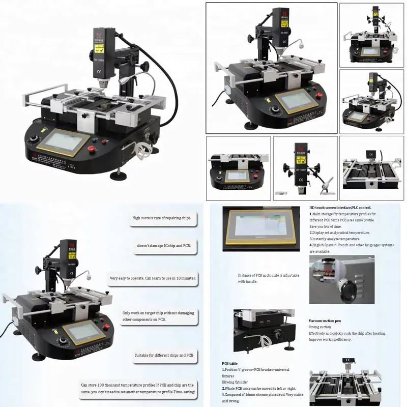 Electronics Repair Technician - ออกแบบมาสำหรับช่างเทคนิคอิเล็กทรอนิกส์มืออาชีพและผู้ที่ชื่นชอบการซ่อมแซม อุปกรณ์ซ่อมแซม BGA รุ่นอัพเกรดนี้ให้ความแม่นยำสูง