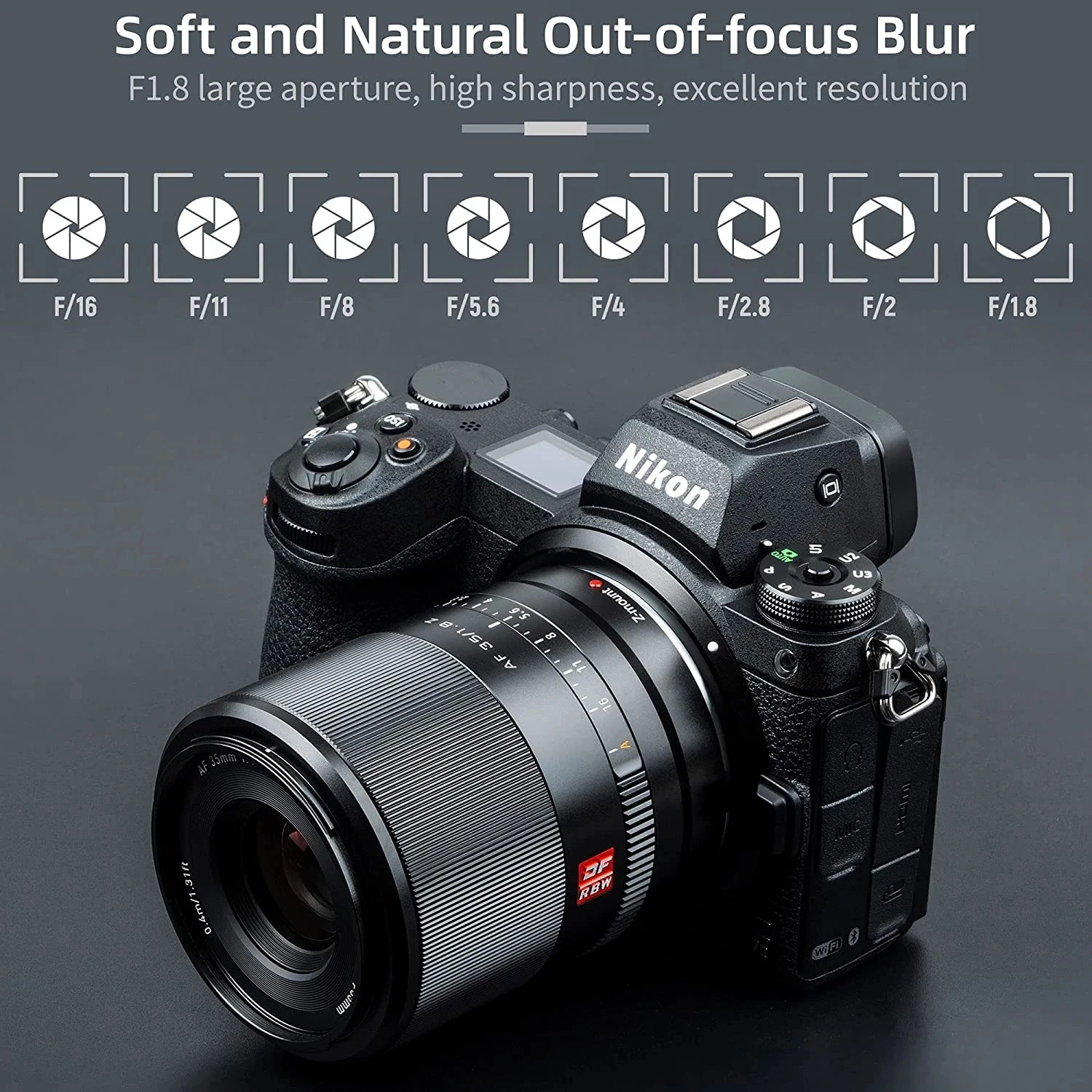 Nikon Camera Z50 - เลนส์ VILTROX AF 35 มม. F1.8