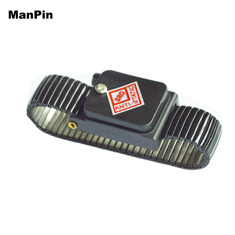 Electronics Repairing - สายรัดข้อมือไฟฟ้าสถิตสายปล่อยไฟฟ้าสถิตสายรัดข้อมือนำกลับมาใช้ใหม่เครื่องมือซ่อมโทรศัพท์แบบปรับได้