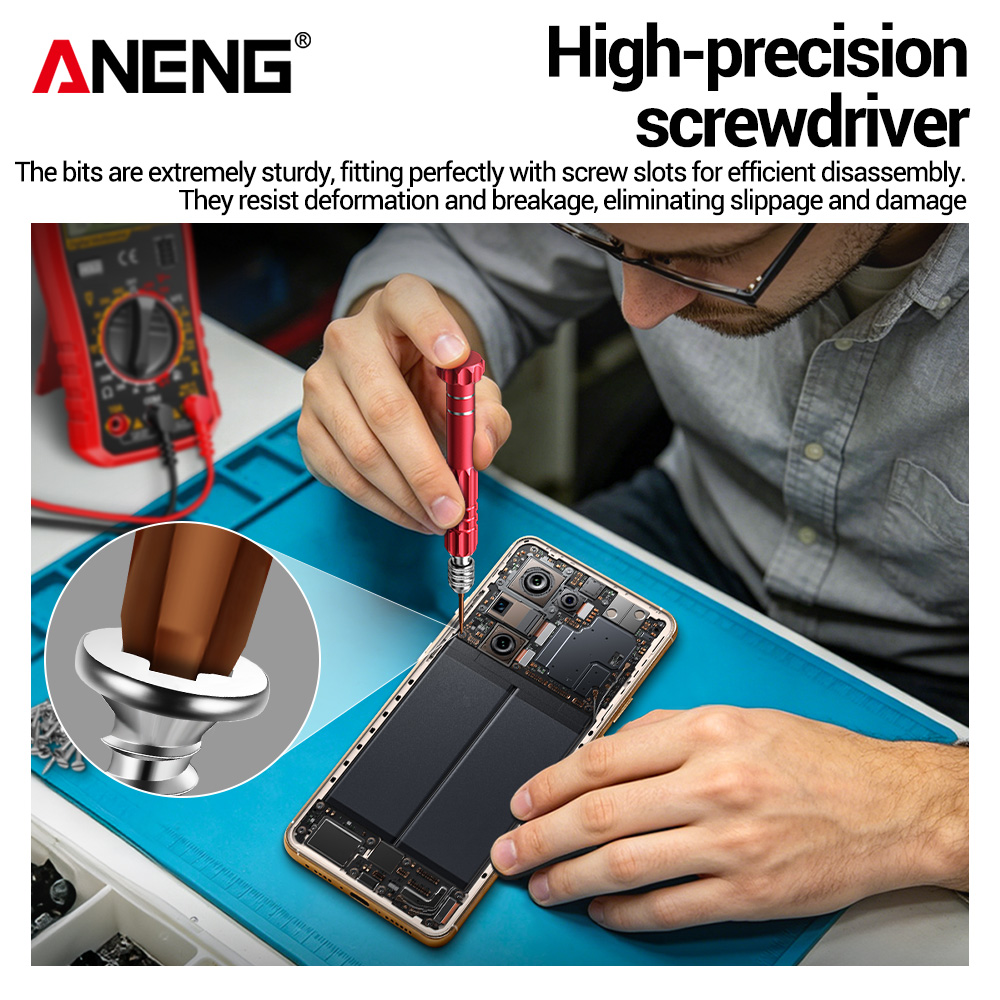 ชุดไขควงแม่เหล็กความแม่นยำสูง  - Electronics Repair Technician บทวิจารณ์และราคา