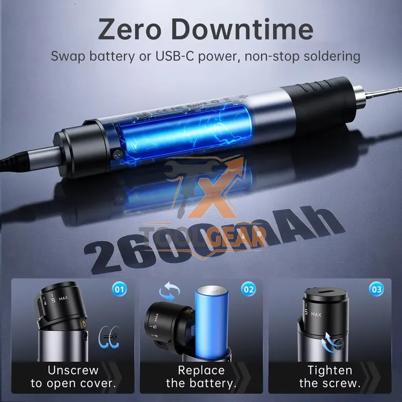 ชุดหัวแร้งบัดกรีไร้สาย HS-03 ร - Electronics Repairing บทวิจารณ์และราคา