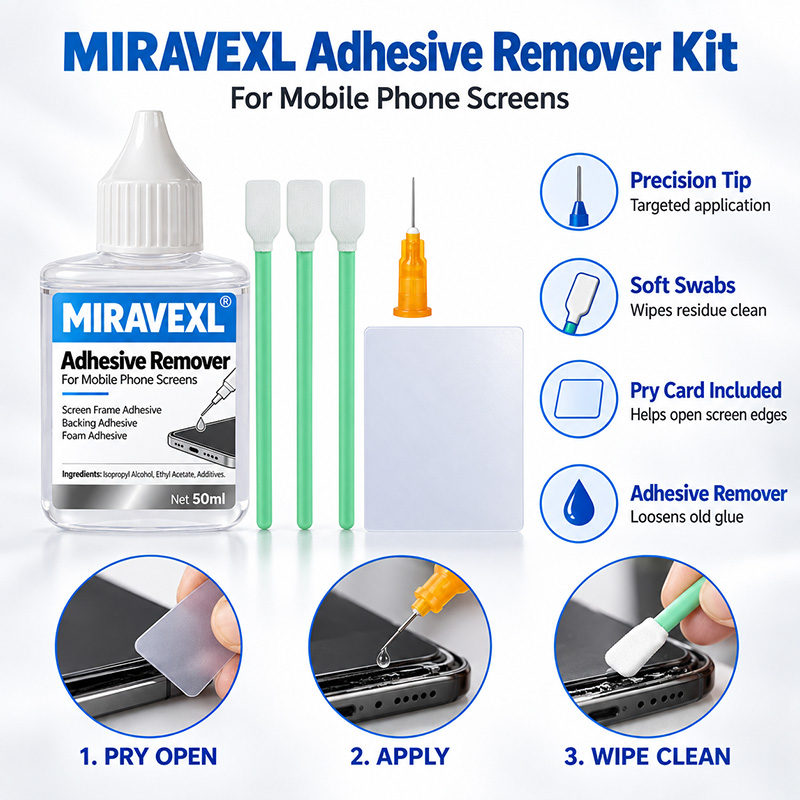 ชุดน้ำยาลอกกาวหน้าจอ LCD พร้อม - Lcd Screen Adhesive บทวิจารณ์และราคา